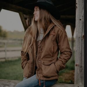 ALL WEATHER ANORAK' WOMEN'S CANVAS WINTER JACKET BY KIMES RANCH